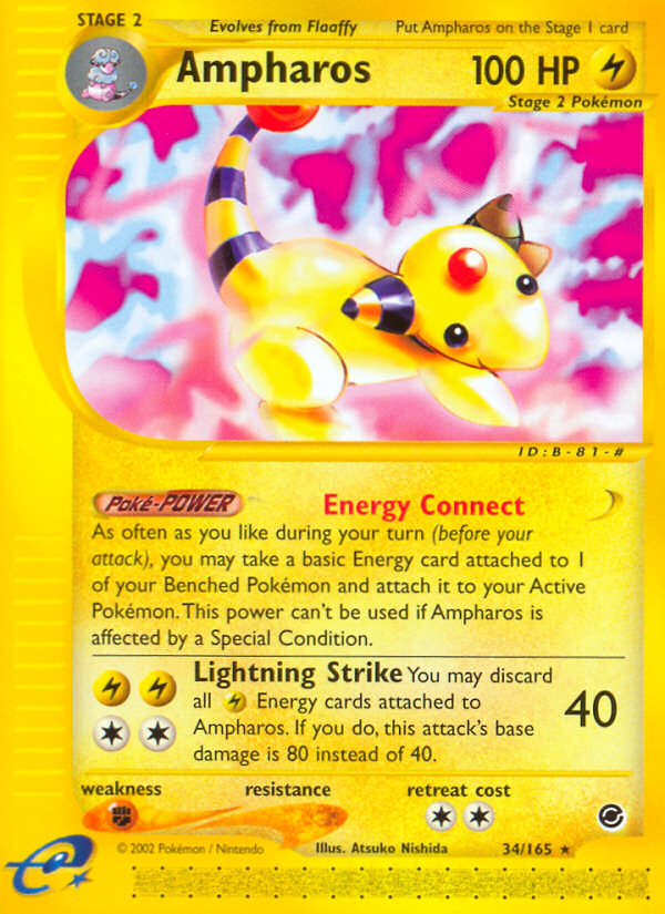 Ampharos — illustrated card