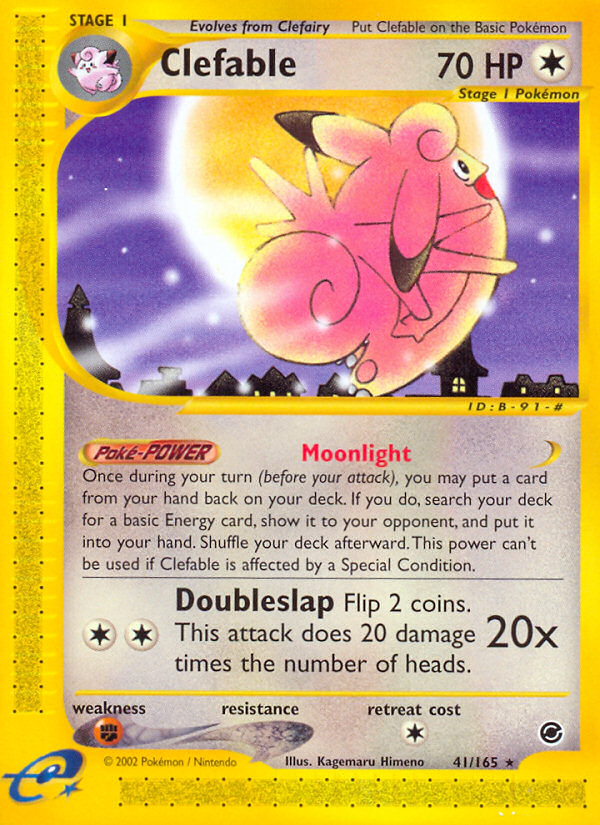 Clefable — illustrated card