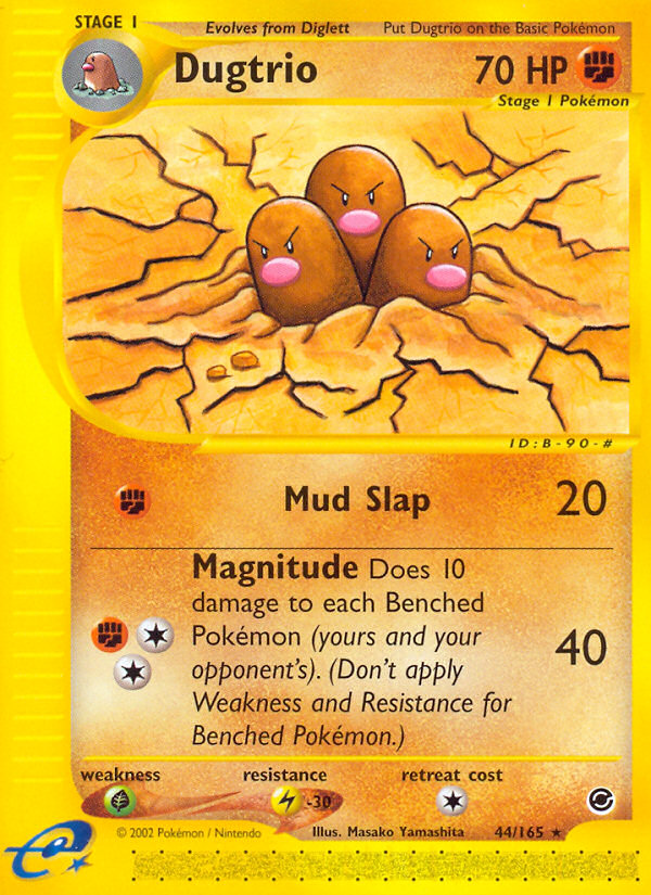 Dugtrio — illustrated card