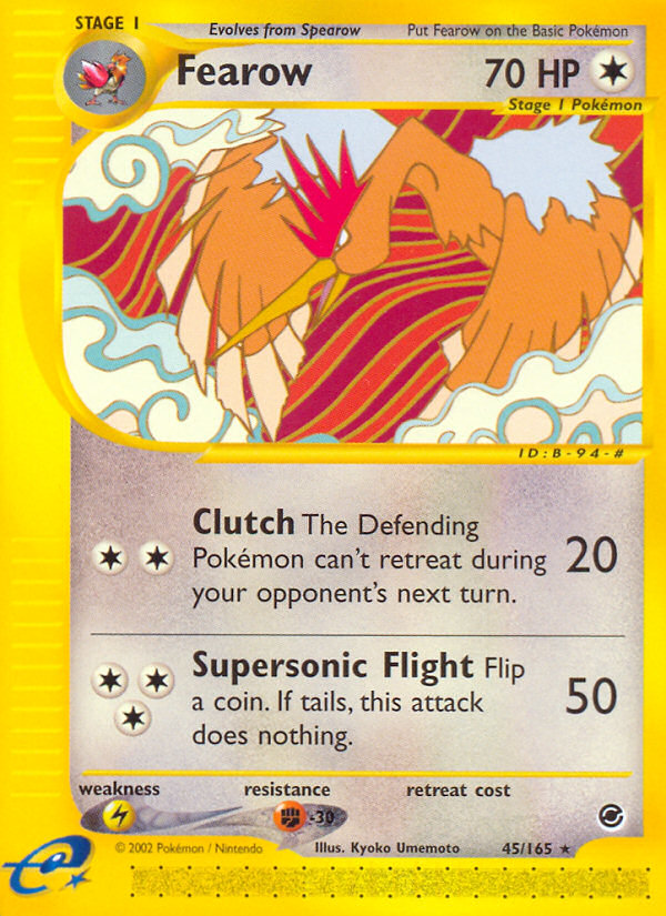 Fearow — illustrated card