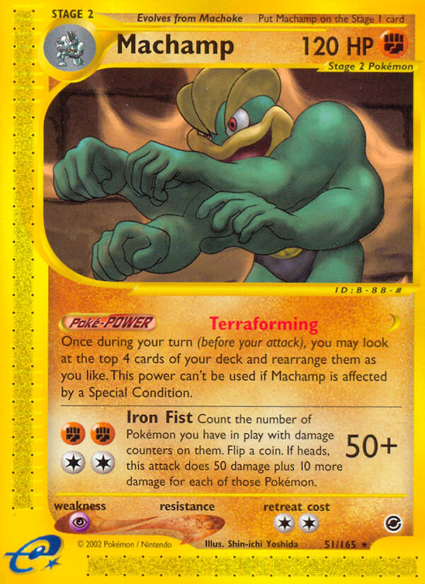 Machamp — illustrated card