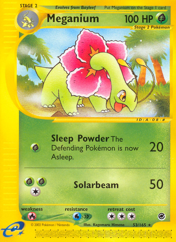 Meganium — illustrated card