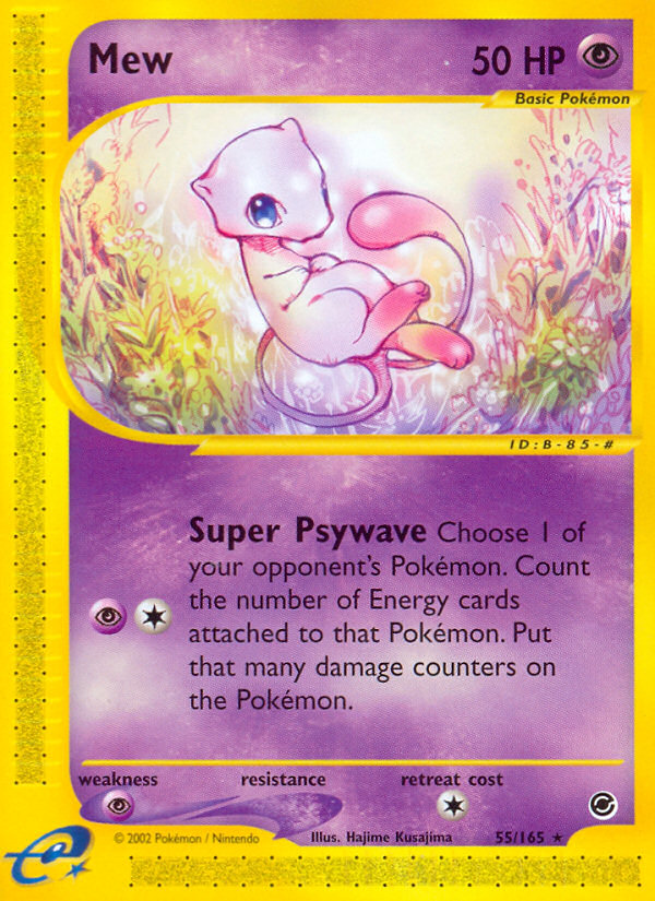 Mew — illustrated card