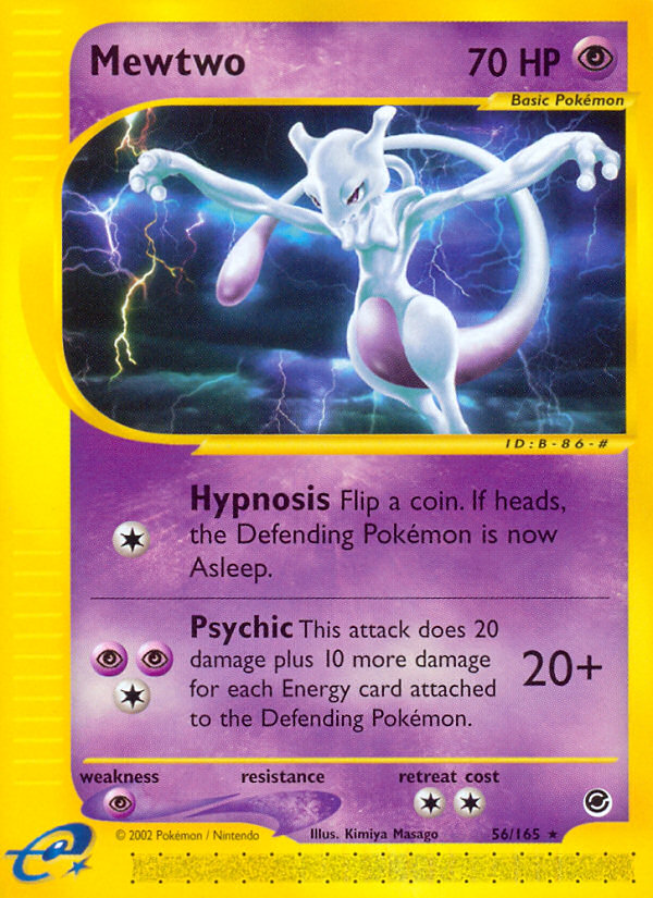 Mewtwo — illustrated card