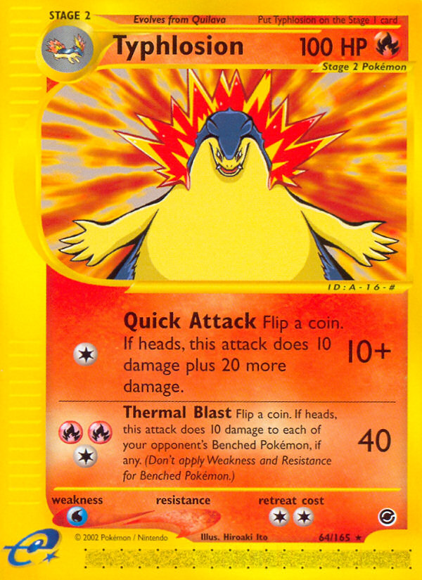 Typhlosion — illustrated card