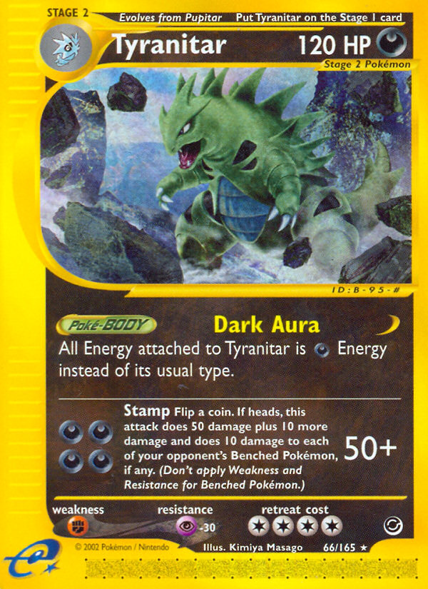 Tyranitar — illustrated card