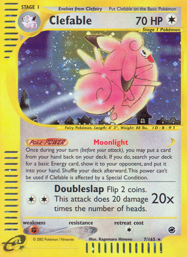 Clefable — illustrated card