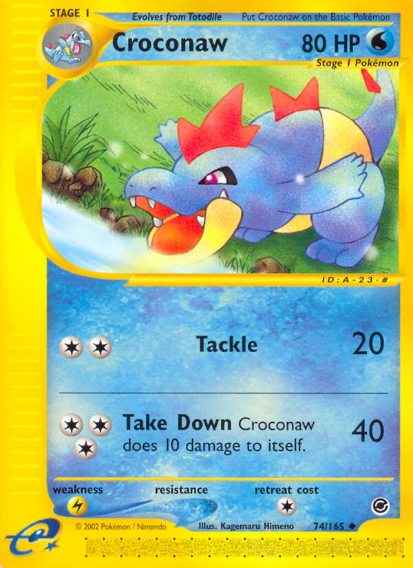 Croconaw — illustrated card