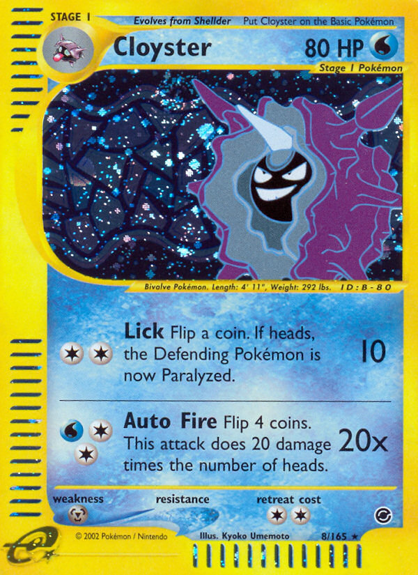 Cloyster — illustrated card