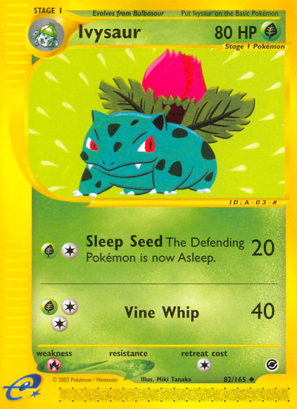 Ivysaur — illustrated card