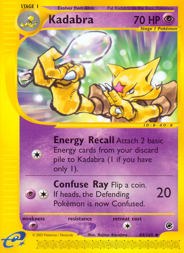 Kadabra — illustrated card