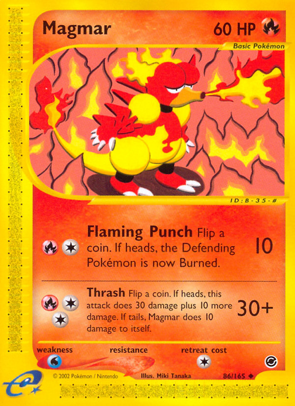Magmar — illustrated card