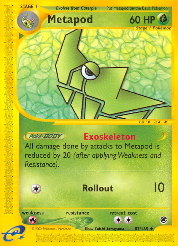 Metapod — illustrated card