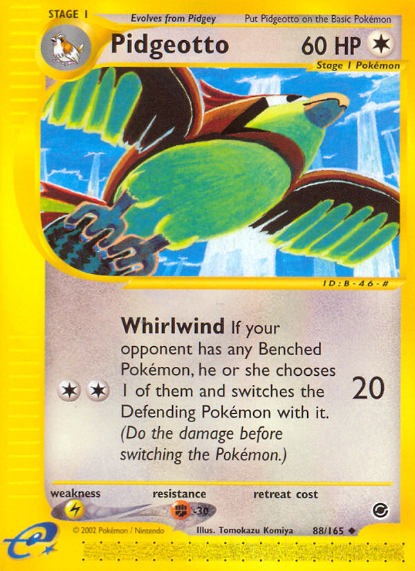 Pidgeotto — illustrated card