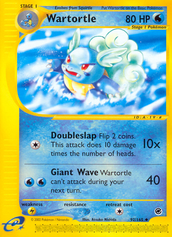 Wartortle — illustrated card