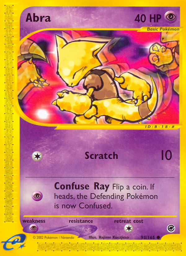 Abra — illustrated card