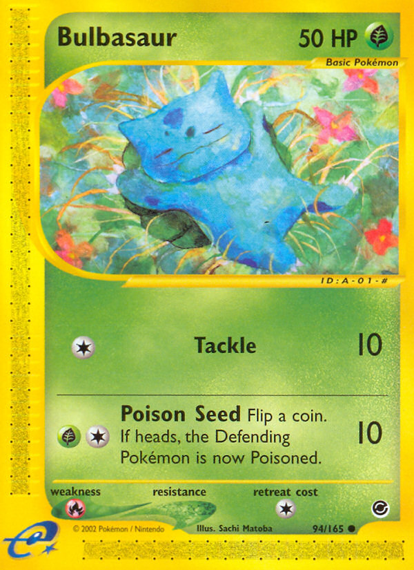 Bulbasaur — illustrated card