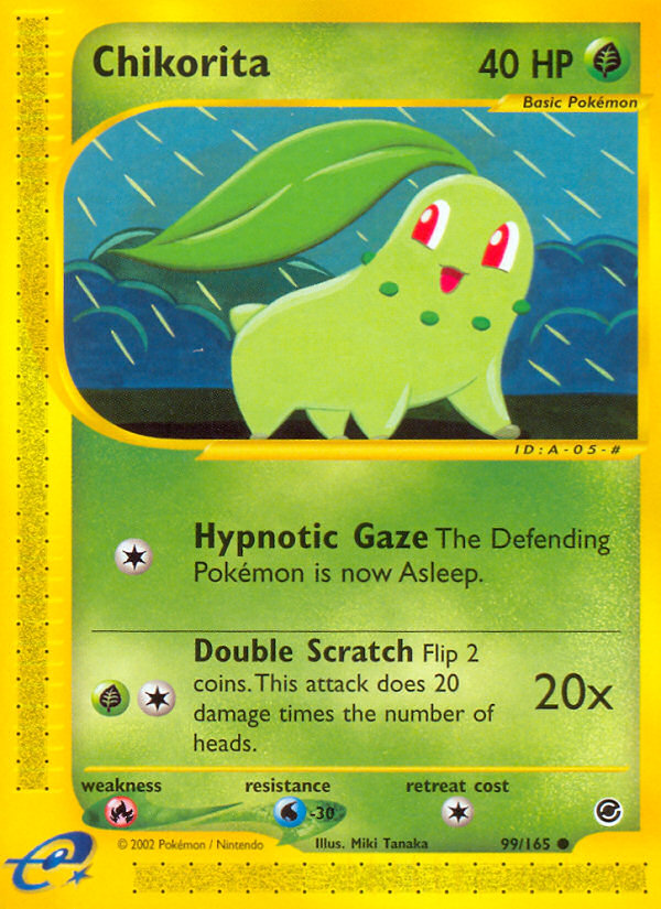 Chikorita — illustrated card