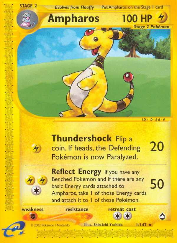 Ampharos — illustrated card