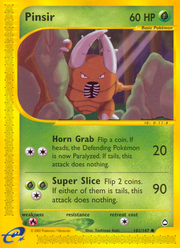 Pinsir — illustrated card