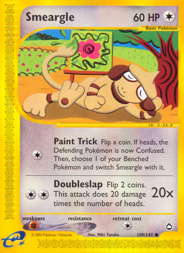 Smeargle — illustrated card