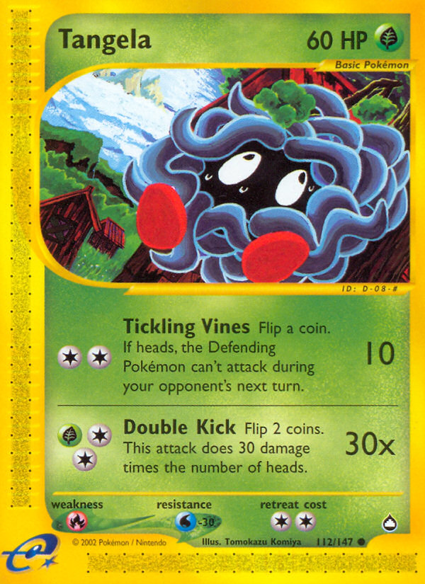 Tangela — illustrated card