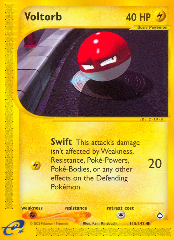 Voltorb — illustrated card