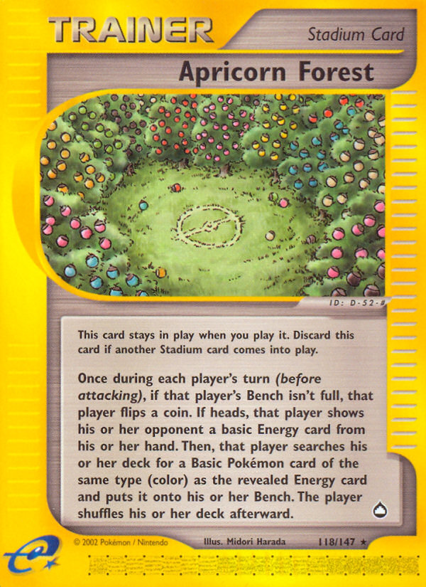 Apricorn Forest — illustrated card