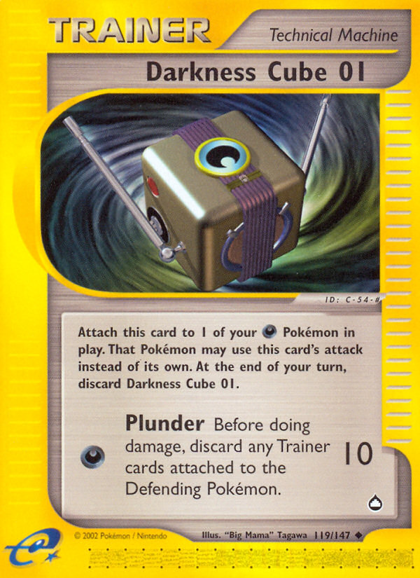 Darkness Cube 01 — illustrated card