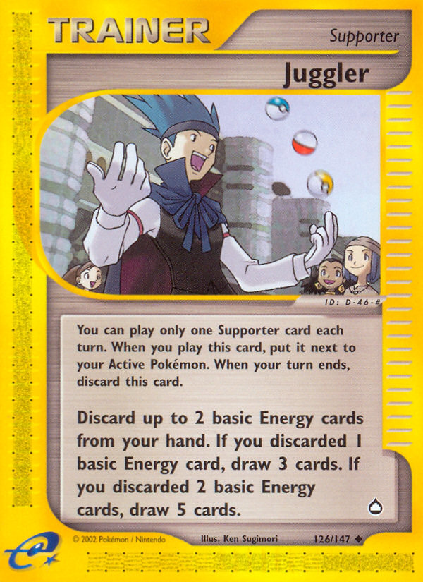 Juggler — illustrated card