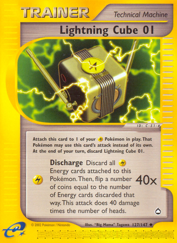 Lightning Cube 01 — illustrated card
