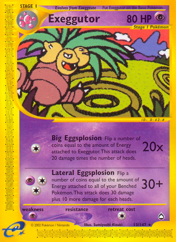 Exeggutor — illustrated card