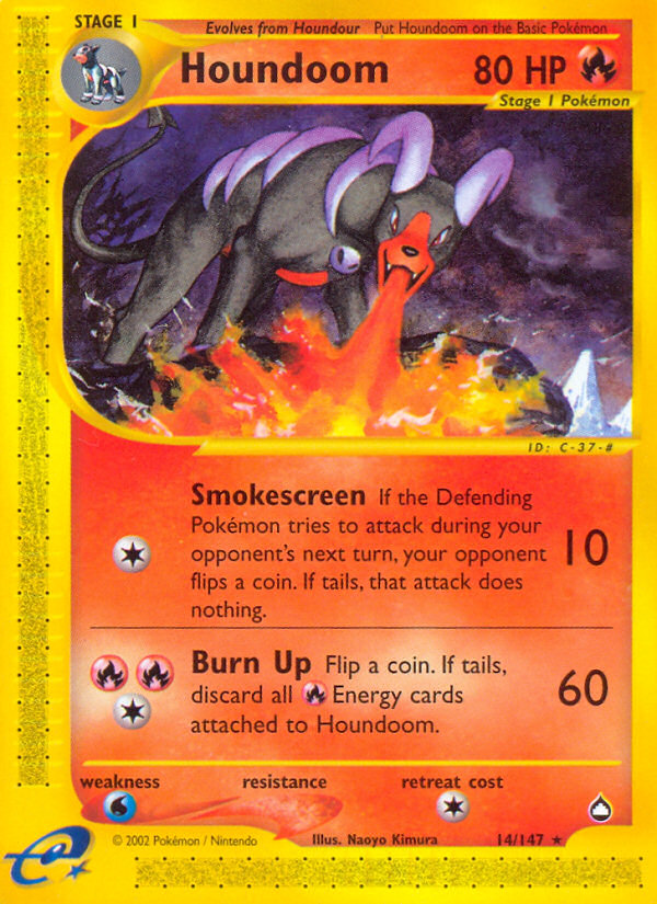 Houndoom — illustrated card