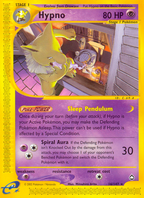 Hypno — illustrated card