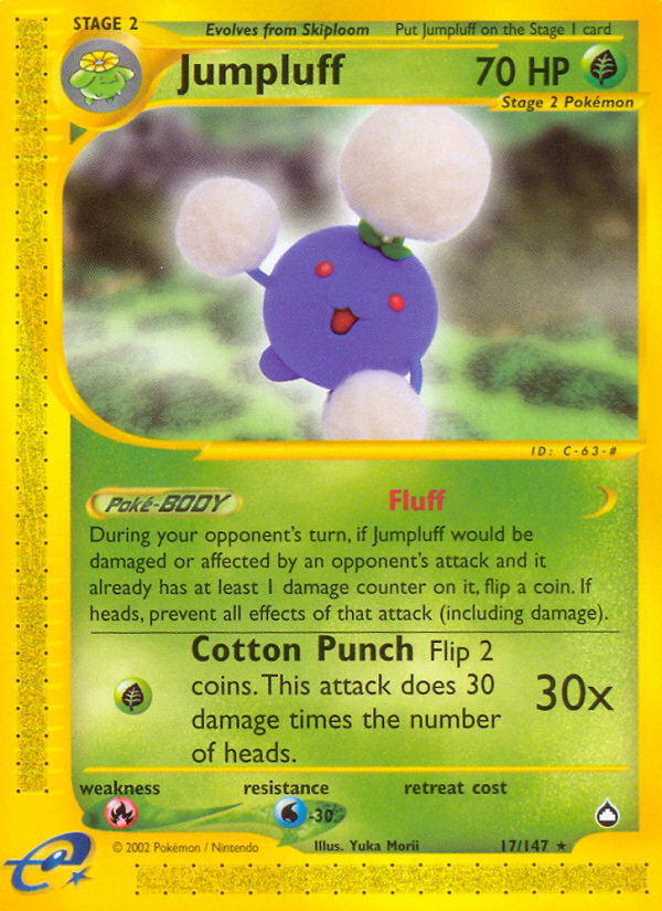 Jumpluff — illustrated card