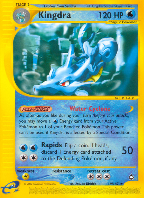 Kingdra — illustrated card
