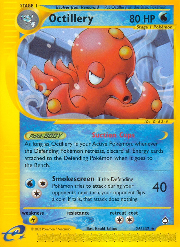 Octillery — illustrated card