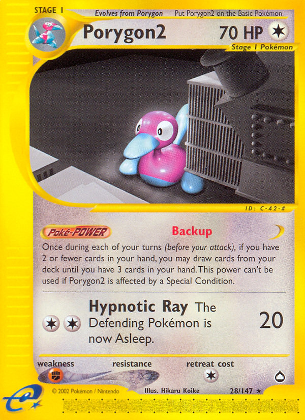 Porygon2 — illustrated card