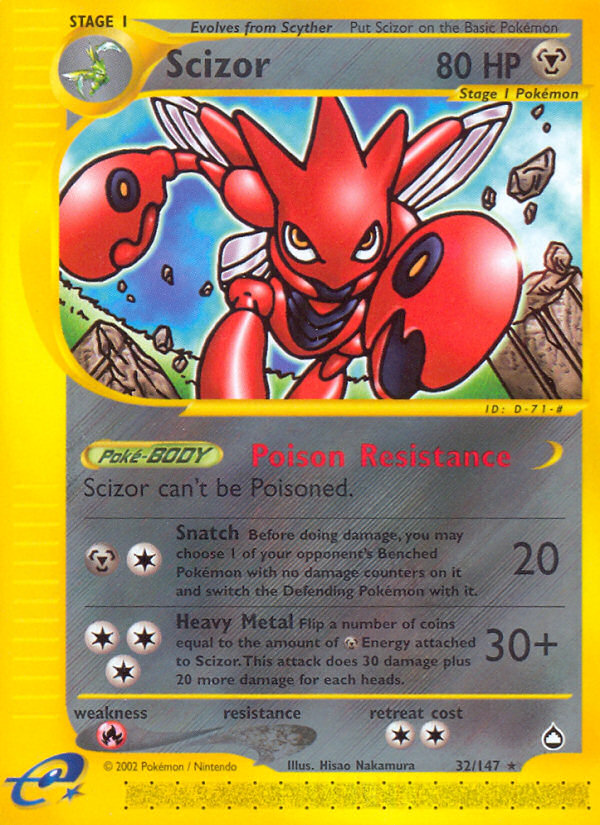 Scizor — illustrated card