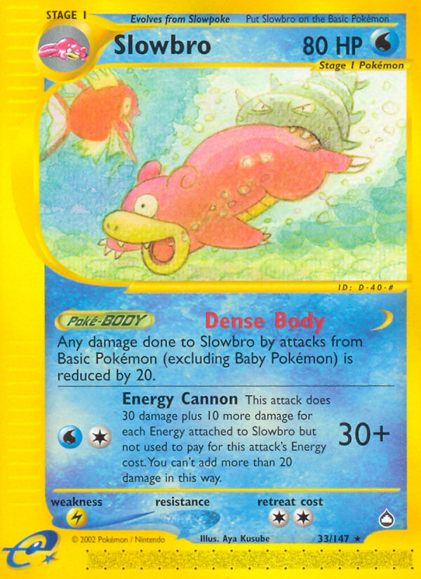 Slowbro — illustrated card