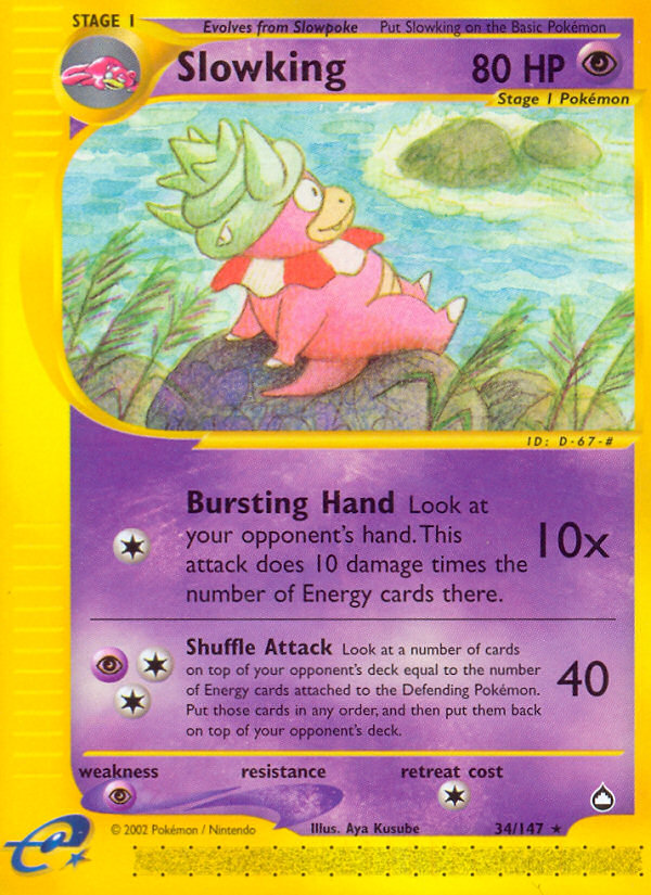 Slowking — illustrated card