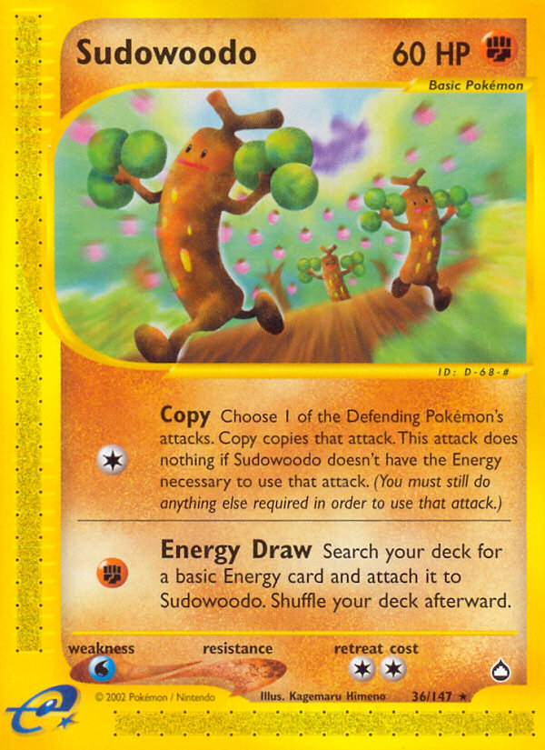 Sudowoodo — illustrated card