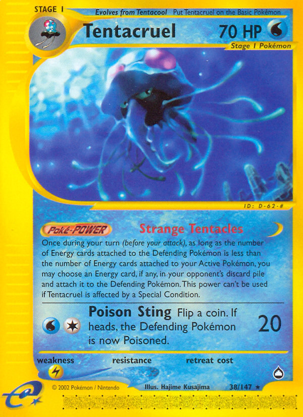Tentacruel — illustrated card
