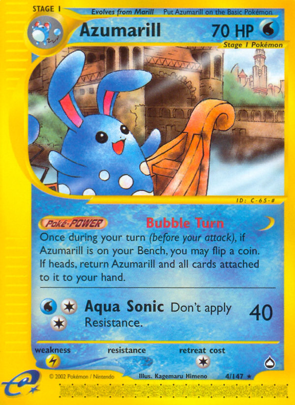 Azumarill — illustrated card