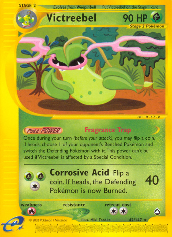 Victreebel — illustrated card