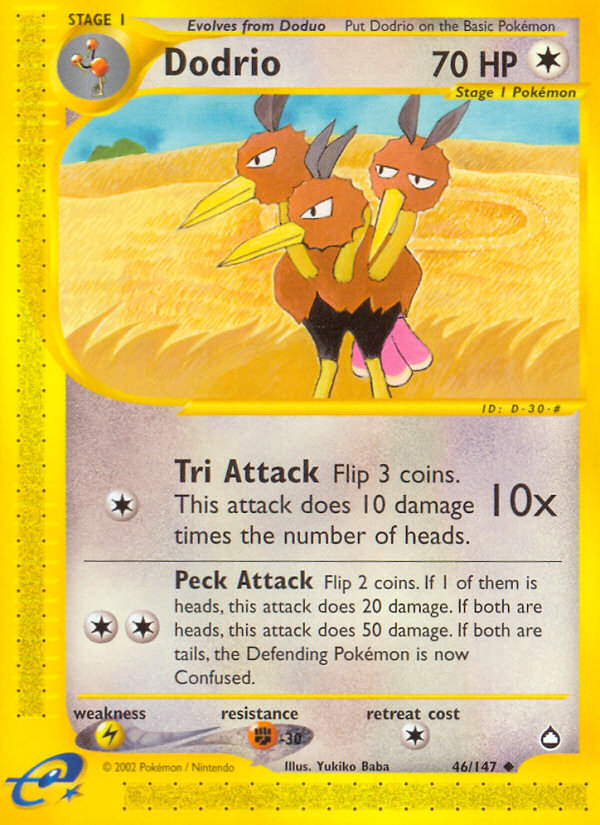 Dodrio — illustrated card