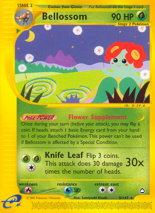 Bellossom — illustrated card