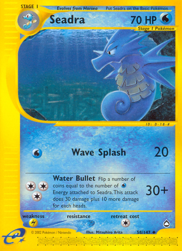 Seadra — illustrated card