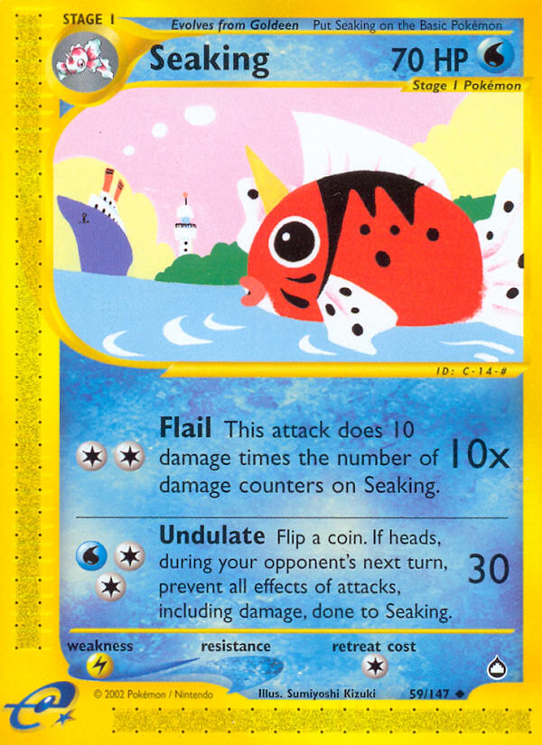 Seaking — illustrated card