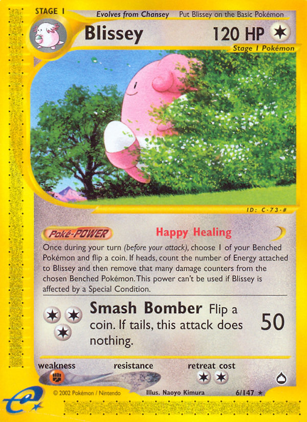 Blissey — illustrated card